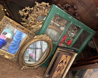 mOre ornate mirrors + frames
