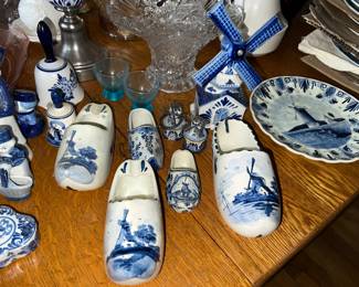 More blue + white Delft pieces
