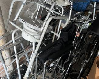 Got a few Transfer chairs, walkers and toilets... oh my