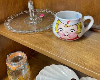 Campbell Soup Mug, Dessert Dish