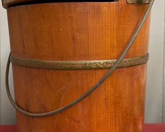 Vintage Wooden Ice Bucket