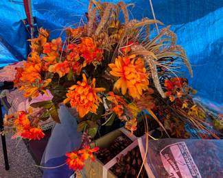 Silk Fall Floral Grouping