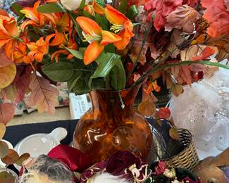Silk Fall Floral Grouping