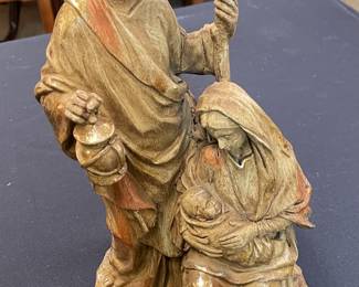 Holy Family Gold Leaf Resin