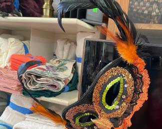 Masquerade Gala Mask, Assorted Linen