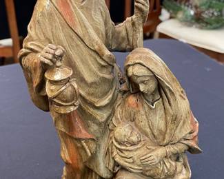 Holy Family Gold Leaf Resin