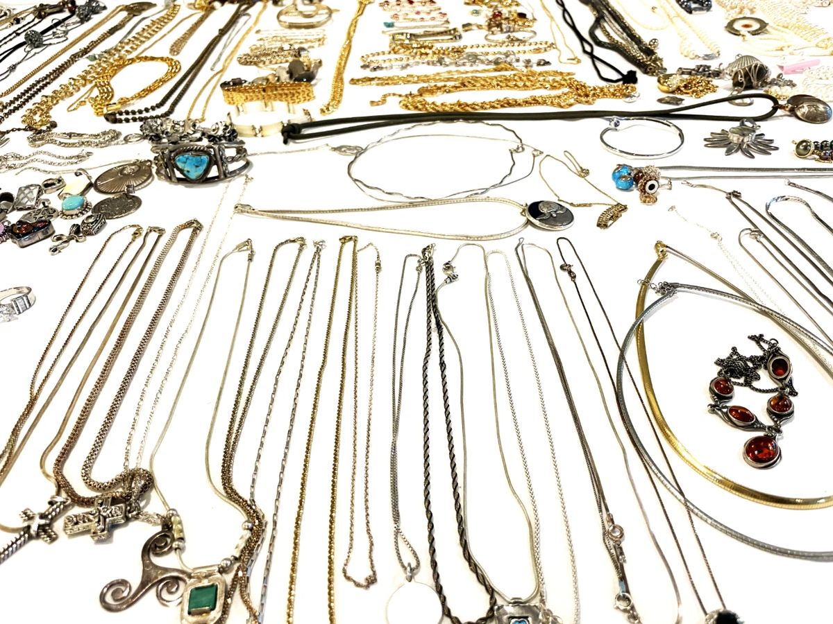 Tons of vintage and contemporary authentic and costume jewelry.