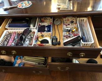 reading glasses, office supplies, storage, drawer dividers