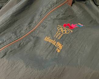 Atlanta 1996 Olympics windbreaker in green