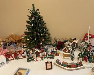 large selection of Christmas decor