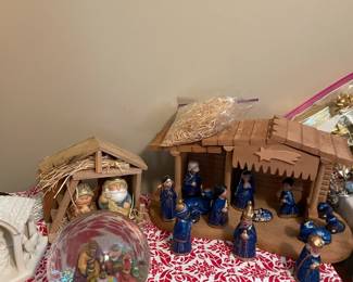 large selection of Christmas decor