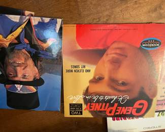 Vinyl record collection 