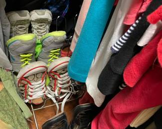tons of women's and men's clothing and shoes