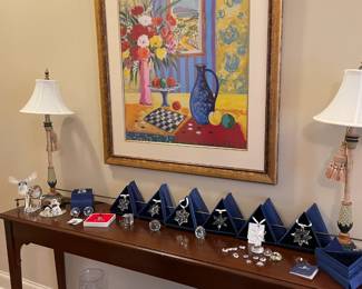 large selection of Christmas decor