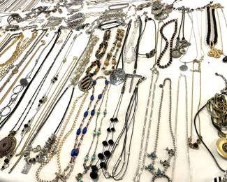 Tons of vintage and contemporary authentic and costume jewelry.