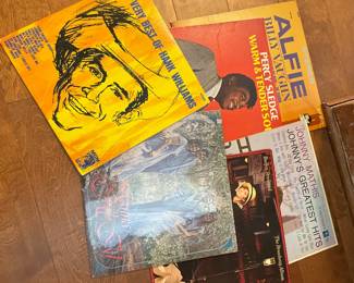 Vinyl record collection 