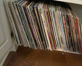 Vinyl record collection 