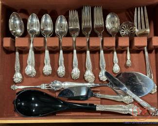 GORHAM Sterling SILVER Flatware Set - Secret Garden Pattern