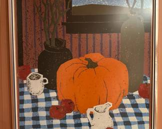 BARTEK 1971 Signed Limited Edition Serigraph "November"