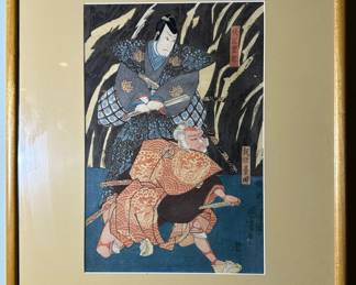 1850's UTAGAWA KUNIYOSHI Wood Block Prints