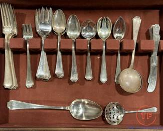 GORHAM Sterling SILVER Flatware Set - Fairfax Pattern