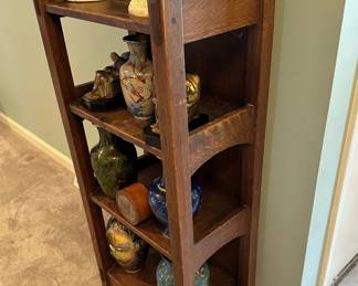 LIFETIME Arts and Crafts Era Wood Magazine Stand #264