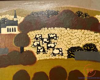 Original JUDITH WELK Oil on Board