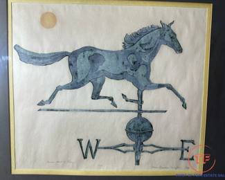 ALICE PAULINE SCHAFER Signed Etching