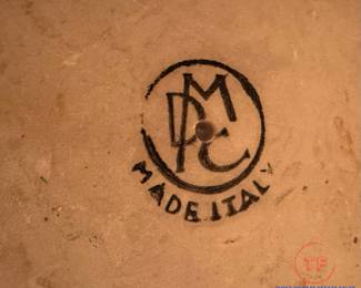 1950's DMC Made in Italy Marble Topped Side Table