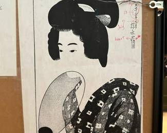 1920's Wood Block Print by ITO SHINSUI