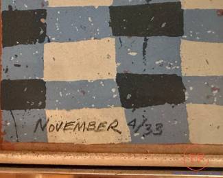BARTEK 1971 Signed Limited Edition Serigraph "November"