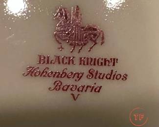 Vintage Black Knight HOHENBERG Studios Bavaria China