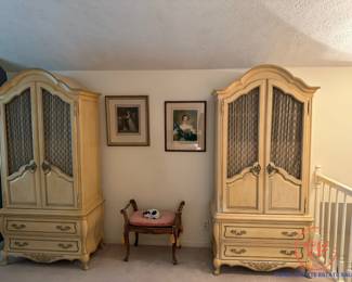 Vintage French Provincial Armoire