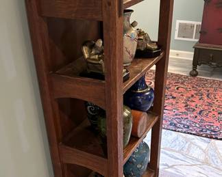 LIFETIME Arts and Crafts Era Wood Magazine Stand #264