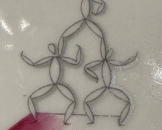 1920's Gio Ponti for RICHARD GINORI "IL CIRCO" Porcelain Dishes Set