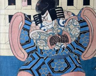 1850's UTAGAWA KUNIYOSHI Wood Block Prints