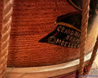 Civil War Era Hand Painted Snare Drum