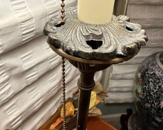 Antique Bronze Table Lamp(s)