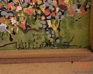 Oil on Board Signed William L