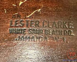 Hand Carved Wood Turtle Trinket Box