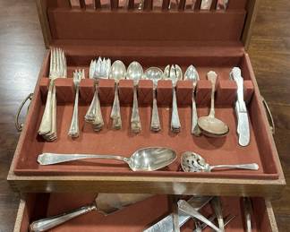 GORHAM Sterling SILVER Flatware Set - Fairfax Pattern