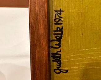 Original JUDITH WELK Oil on Board