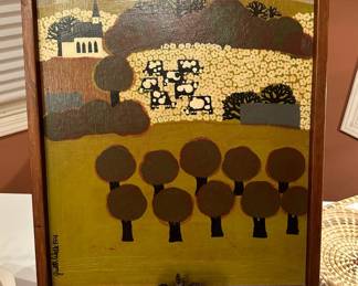 Original JUDITH WELK Oil on Board