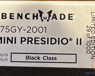 BENCHMADE Mini Presidio II Limited Edition Knife