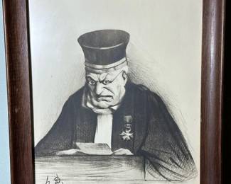 1840's HONORE DAUMIER Lithograph