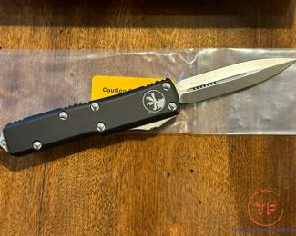 MICROTECH UTX-85 D/E (232-10) Knife with Stonewash Handle