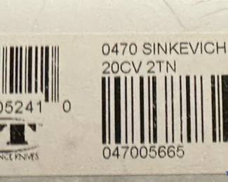 ZT (Zero Tolerance) 0470 Sinkevich Knives