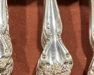 GORHAM Sterling SILVER Flatware Set - Secret Garden Pattern