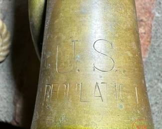 Antique US REGULATION Military Bugle