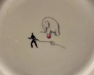 1920's Gio Ponti for RICHARD GINORI "IL CIRCO" Porcelain Dishes Set